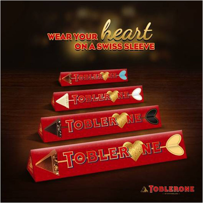 Toblerone Valentine's Day Sleeves Poster