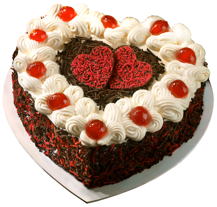 Order Love You Valentine Black Forest Cake, Buy and Send Love You Valentine  Black Forest Cake Online - OgdMart