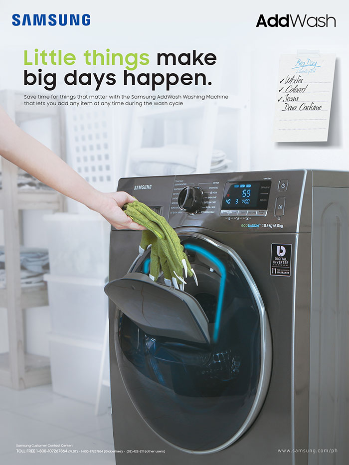 Add more time to moments that matter with the Samsung AddWash Front