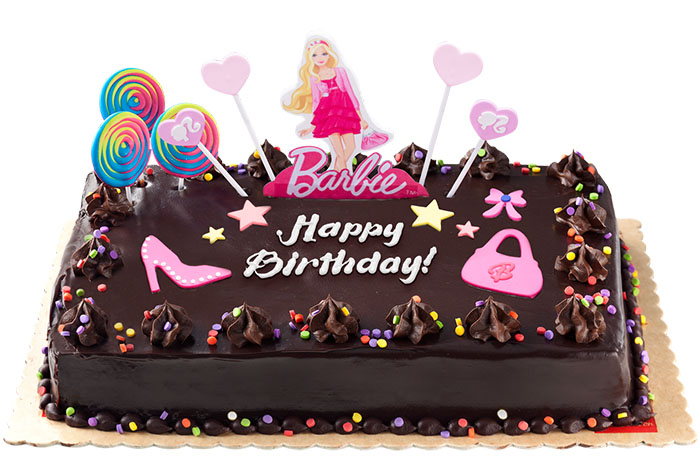 red ribbon barbie cake