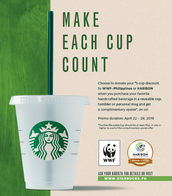 Starbucks goes greener on Earth Day COOK MAGAZINE