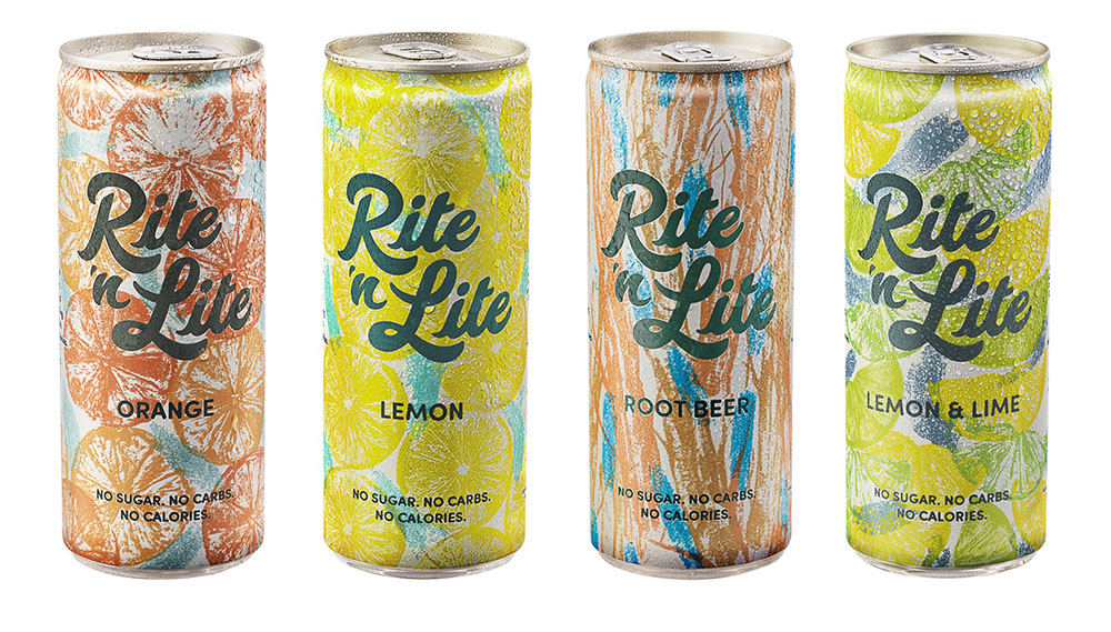 RITE, STAY LITE Guilt-free, light soda 