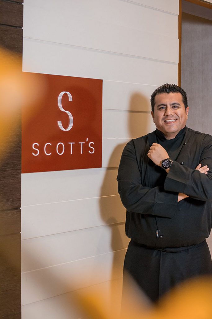 Scott's Executive Chef Johnny Rodriguez