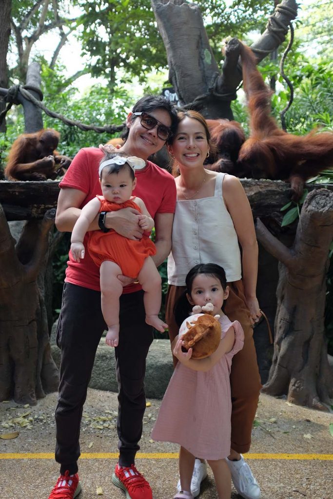 The Manzano-Reyes Family enjoying some good, family fun at the Singapore Zoo.