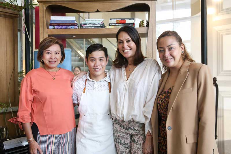 GREAT Women’s Jeannie Javelosa, Chef Nathaniel Uy, Mulberry Door and nawwTys kitchen’s Trish Panlilio and Backyard Farms’ Jenny Yrasuegui