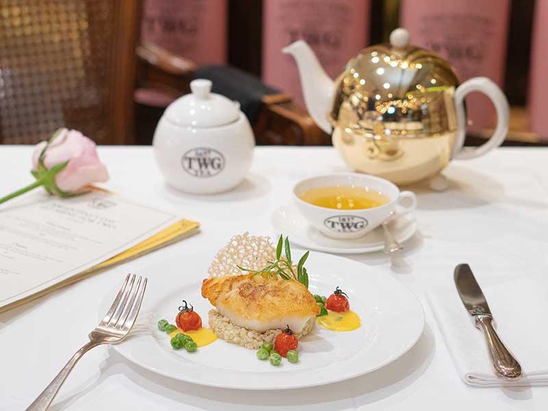 TWG Tea’s Valentine’s Day Set Menu Main Course - Seabass