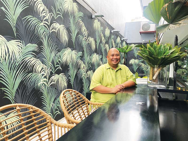 Pandan Asian Cafe owner and chef Tatung Sarthou.