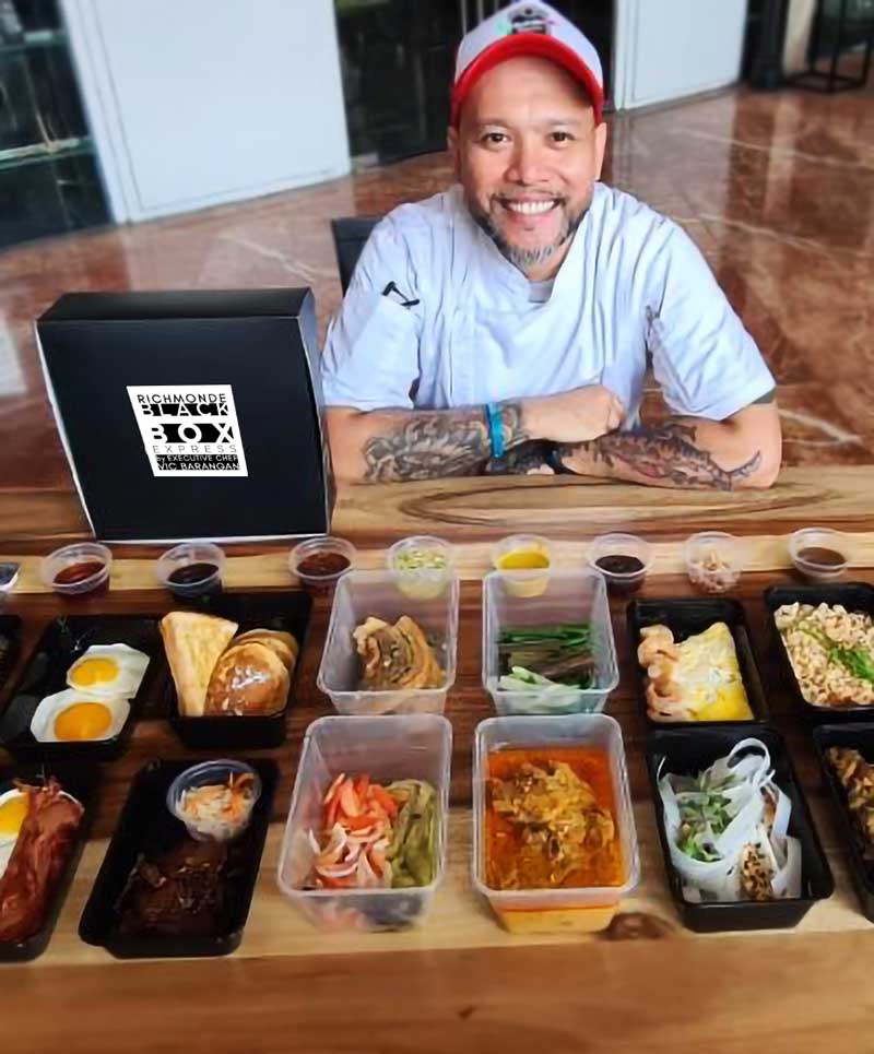 Chef Vic Barangan and Richmonde’s Black Box Express