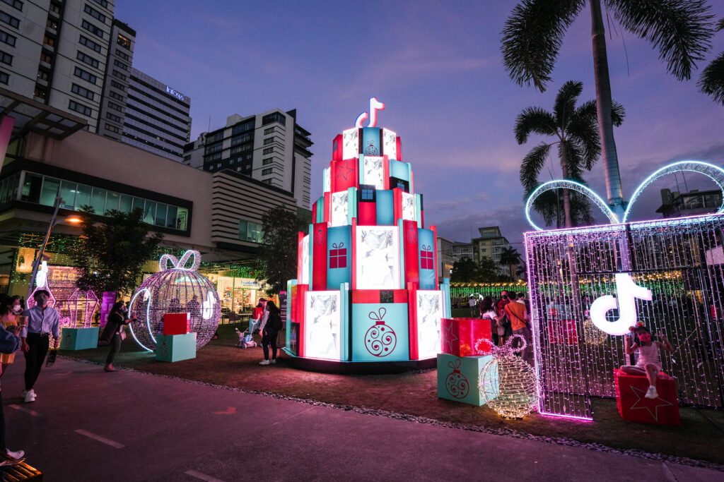 The TikTok Christmas Tree Lights Up Bonifacio High Street, Spreading Holiday Cheer This December